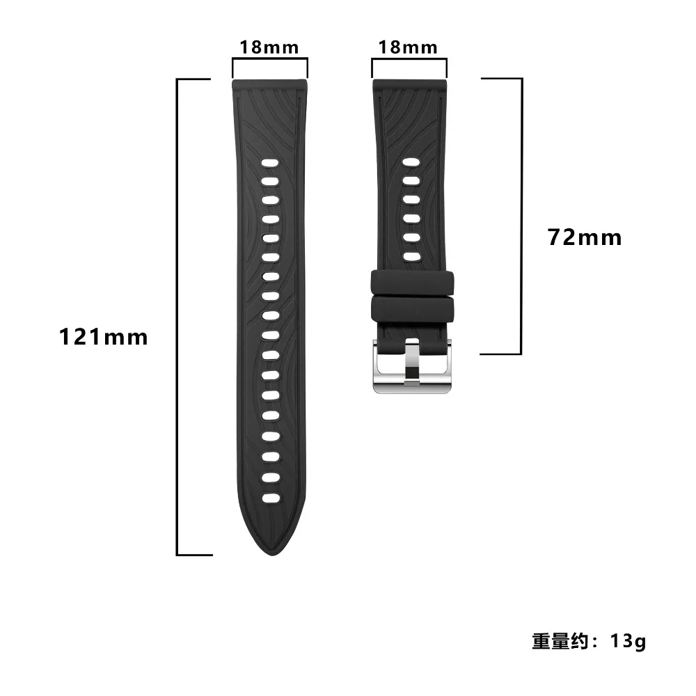 18-миллиметровый силиконовый р – обзор и цена Titan Smartwatch Accessories