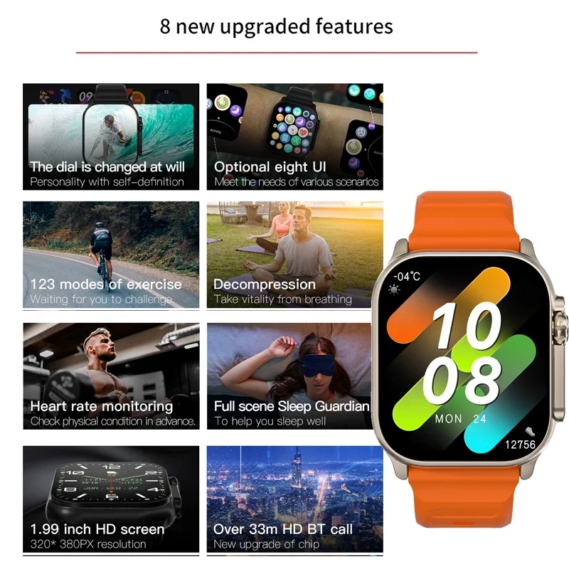 Оригинальные умные часы T900 U – обзор и цена Smartwatch X12